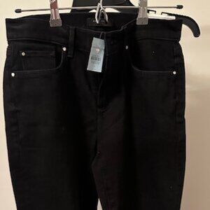 NWT Ann Taylor taper black jeans